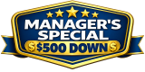 Manager's Special - $500 Down!